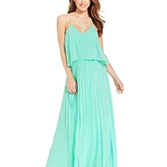 B Darlin Sleeveless Vneck Maxi Dress 